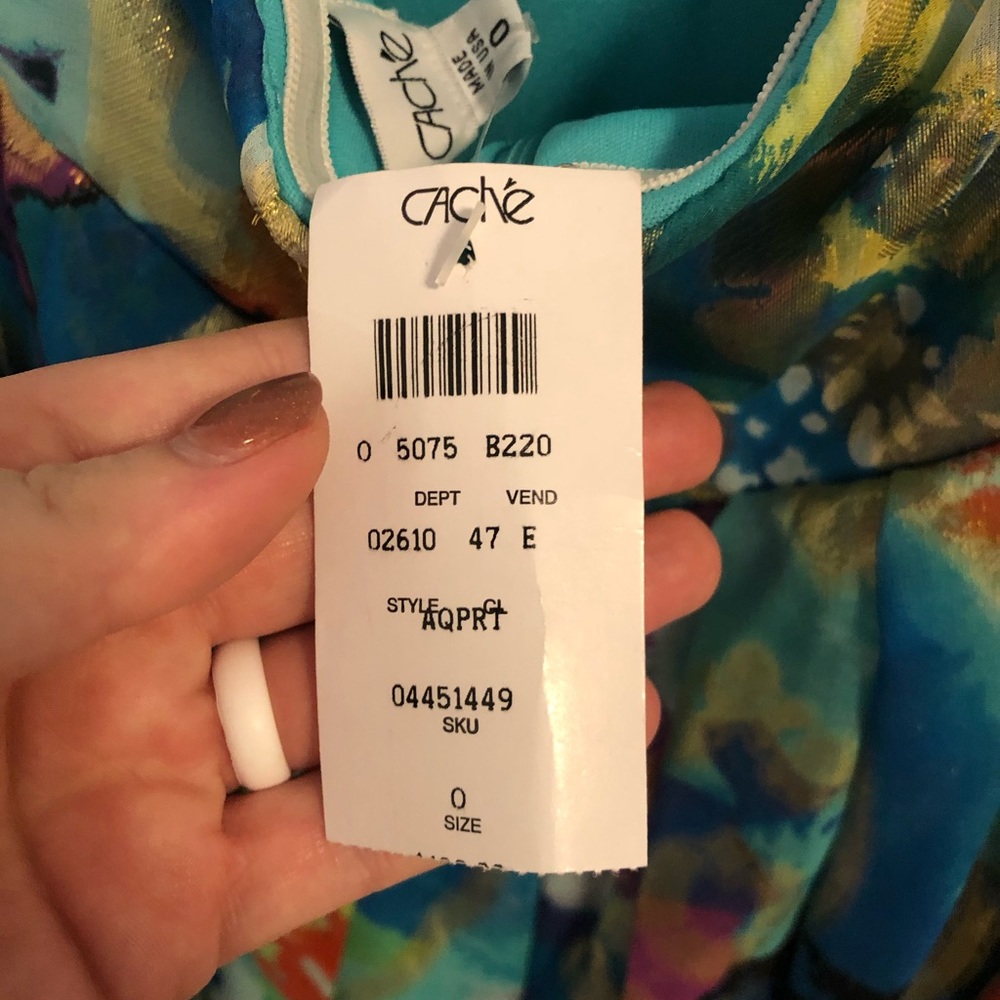Cache strapless dress